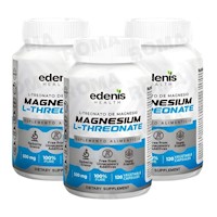 PACK 3 L-TREONATO DE MAGNESIO 120 CÁPSULAS EDENIS HEALTH